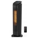 Comfort Zone 30-Inch Oscillating Tower Space Heate