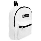 Everest Luggage Basic Backpack, White, Medium