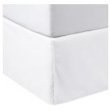 Amazon Basics Lightweight Pleated Bed Skirt - Quee