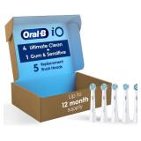 Oral-B iO Genuine Replacement Brush Heads, White,