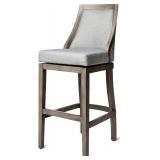 Maven Lane Vienna Bar Stool, Reclaimed Oak Finish