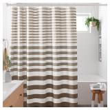 Madison Park Shower Curtain Spa Waffle Weave Showe