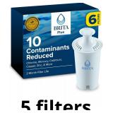 Brita Plus Water Filter, BPA-Free, High-Density Re