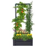 Outsunny Raised Garden Bed, 24' x 24' x 11.8' Outd