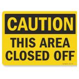 SmartSign Aluminum OSHA Safety Sign, Legend 'Cauti