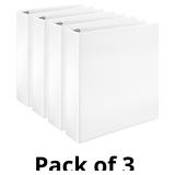 Amazon Basics 3 Ring Binder with 2 Inch D-Ring and