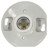 Leviton One-Piece Glazed Porcelain Outlet Box Moun