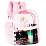ZENPUNK Clear BackpackPVC Transparent Backpack Lar