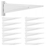 Menkxi 12 Pcs Locking Shelf Bracket Track Locking