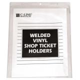 C-Line Vinyl Shop Ticket Holder, 8.5 x 11-Inch, Bo