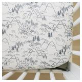 Summit Muslin Crib Sheet by Mebie Baby, Soft and B