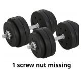 Soozier Adjustable Dumbbells Weight Set Dumbbell H