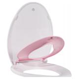 Toilet Seat, Elongated Toilet Seat with Toddler Se