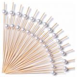 PuTwo Cocktail Picks Handmade Bamboo Toothpicks 4.
