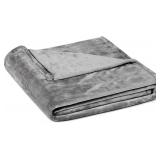 Amazon Basics Throw Blanket, Ultra-Soft Flannel Fl
