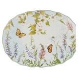 Easter Meadow 14x10.5-Inch Oval Serving Platter