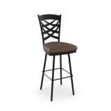 Amisco Nest 31.63-in Swivel Bar Stool - Medium Bro
