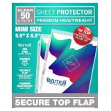 Samsill Mini Secure Top Sheet Protectors, 5.5x8.5