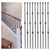 Sidasu Iron Balusters Set of 10 Double Knuckle Sta