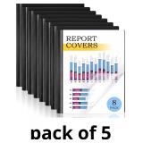 Clear Front Report Covers with 3 Prongs Presentati