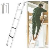 Integrated Bunk Bed Ladder with 57'-61' Height Ran