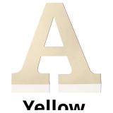 Wooden Letters 12 Inch A, 1/5 Inch Thick Large Woo