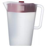 Goodcook 10658 1 Gallon Plastic Straining Pitcher