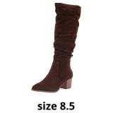 Amazon Essentials womens Women's Tall Block Heel B