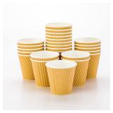 Restaurantware Ripple Wall Coffee Cups 25 Count 8