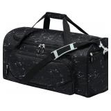 Uarition Men's Large Duffle Bag, 55L Heavy Duty Gy