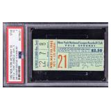 SANDY KOUFAX WIN #61 Ticket Stub PSA