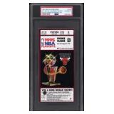 1995 NBA Playoffs Michael Jordan Ticket PSA
