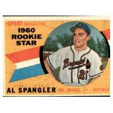 1960 Topps #143 Al Spangler Sport Magazine Rookie