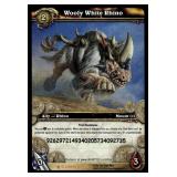 Wooly White Rhino World of Warcraft TCG USED