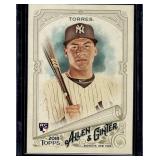 2018 Topps Allen & Ginter Gleyber Torres Rookie