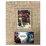 Muhammad Ali & Joe Frazier Signed Boxing Card COA