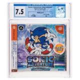 Sonic Adventure International CGC 7.5 A+ Graded...