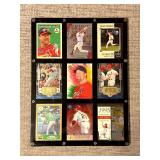 9x Mark McGwire Baseball Cards in Holder