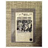 Joe DiMaggio Signed Photo Card with COA