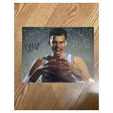 VICTOR WEMBANYAMA SIGNED PHOTO WITH COA