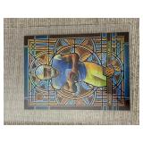 Omarion Hampton Jumbo Stained Glass 2025 Mosaic