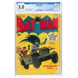 Batman #12 (DC 1942) CGC GD/VG 3.0 Off-White Pages