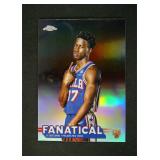 2025-26 Topps Chrome VJ Edgecombe #23 RC Rookie...