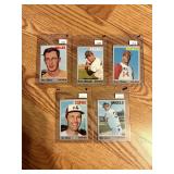 5x 1970 Topps Baseball Cards VINTAGE Nice-9