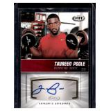 2012 SAGE HIT Autographs Gold #A96 Tauren Poole