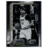 2025 Topps Flagship Jordan Poole Blackout /50