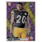 2025 Panini Mosaic Purple Kaleb Johnson Rookie...