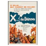 X the Unknown (RKO Radio, 1956) Folded, Very...