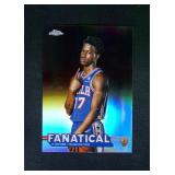 2025-26 Topps Chrome VJ Edgecombe #23 RC Rookie...