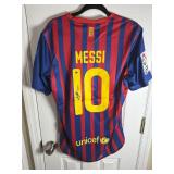 Lionel Messi Signed FC Barcelona Jersey COA